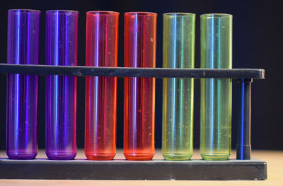 Close-up of multi colored pencils