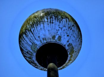Low angle view of built structure against clear sky