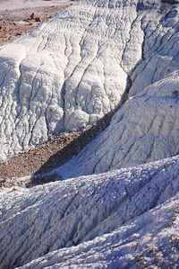 Close-up of snow covered landscape