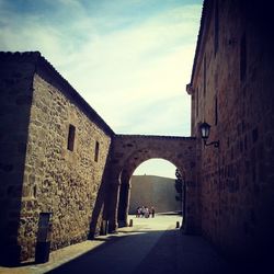 Exterior of old building