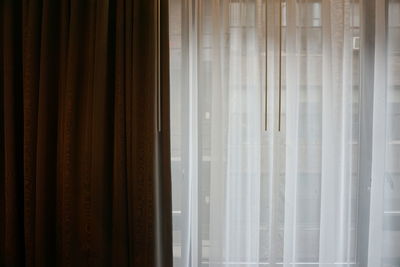 Close-up of curtains