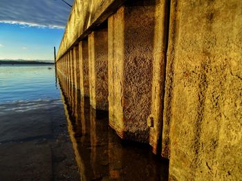 Built structure in water