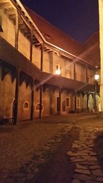 Low angle view of historical building