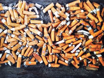 Full frame shot of cigarette