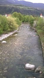 Scenic view of river amidst landscape