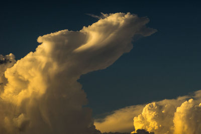 Low angle view of dramatic sky