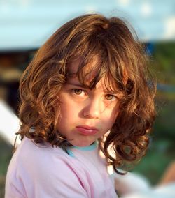 Portrait of a young girl