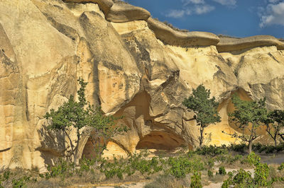 View of rock formation