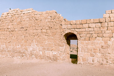 Old ruins against clear sky