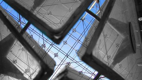 Low angle view of building against sky