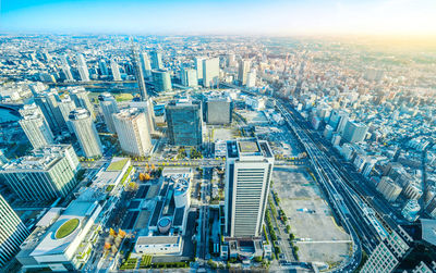 Aerial view of cityscape