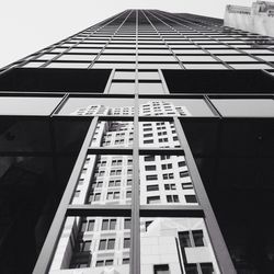 Low angle view of modern building