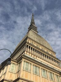 Low angle view of historical building against sky