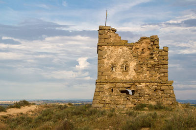 Old ruins of building