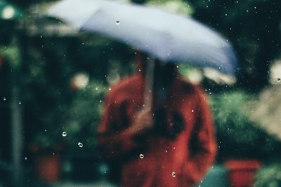 Close-up of woman in water