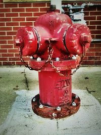 Close-up of fire hydrant