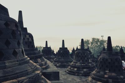 Panoramic view of a temple against sky