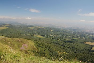 Aerial view of landscape