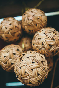 Close-up of bread on table