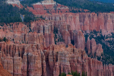 Great view to a part of the magnificient bryce canyon