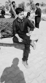 Friends on the ground