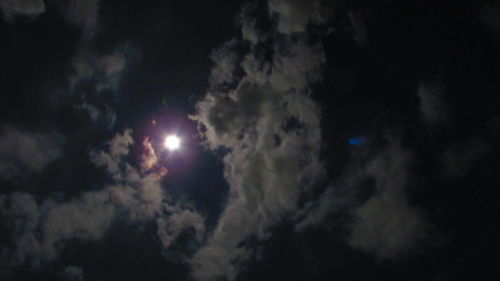 Low angle view of clouds in sky