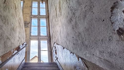 Interior of abandoned building