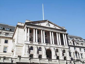 Low angle view of historic building against sky