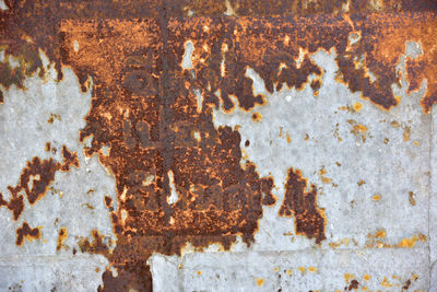 Full frame shot of weathered wall