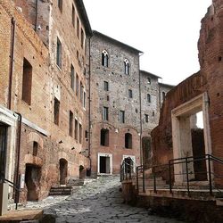 Narrow alley in old town