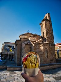 Pita giros street food