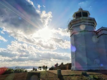 Panoramic view of building against sky