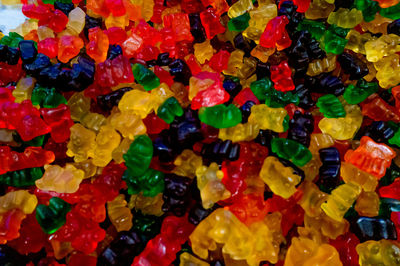 Full frame shot of multi colored candies