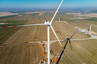 Installing new wind generator, windmill turbine maintenance