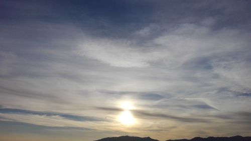 Scenic view of sky during sunset