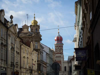 View of buildings in city