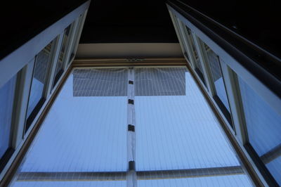 Low angle view of modern building