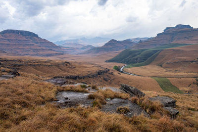 Scenic view of landscape against sky