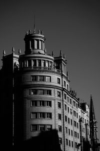 Low angle view of building against sky