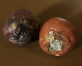 High angle view of fruit on table