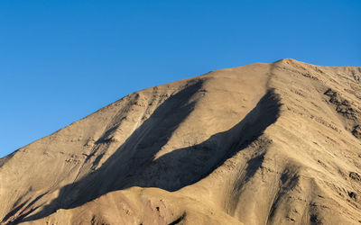 Low angle view of a desert