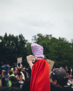People during protest