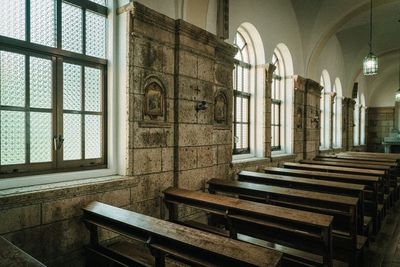 Interior of historic building