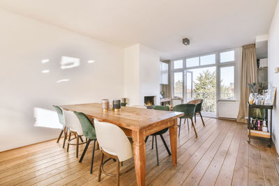 Interior of dining room