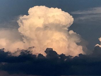 Low angle view of clouds in sky