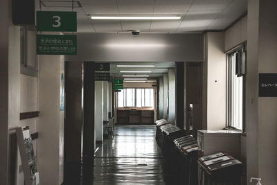 Interior of church