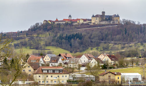 Buildings in a town