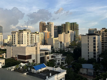 Cityscape against sky