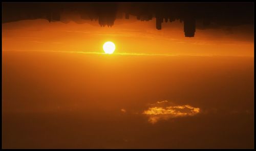 Scenic view of sunset