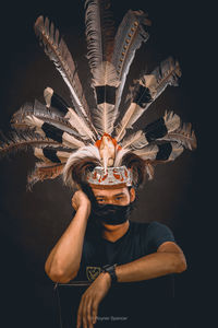 Full length portrait of young man